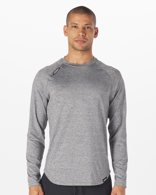 Enzo LS Tee Black Heather Plus