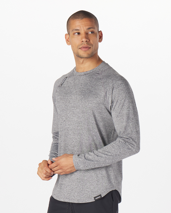 Enzo LS Tee Black Heather Plus