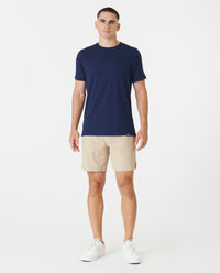 Aviation Tee Split-Hem Navy