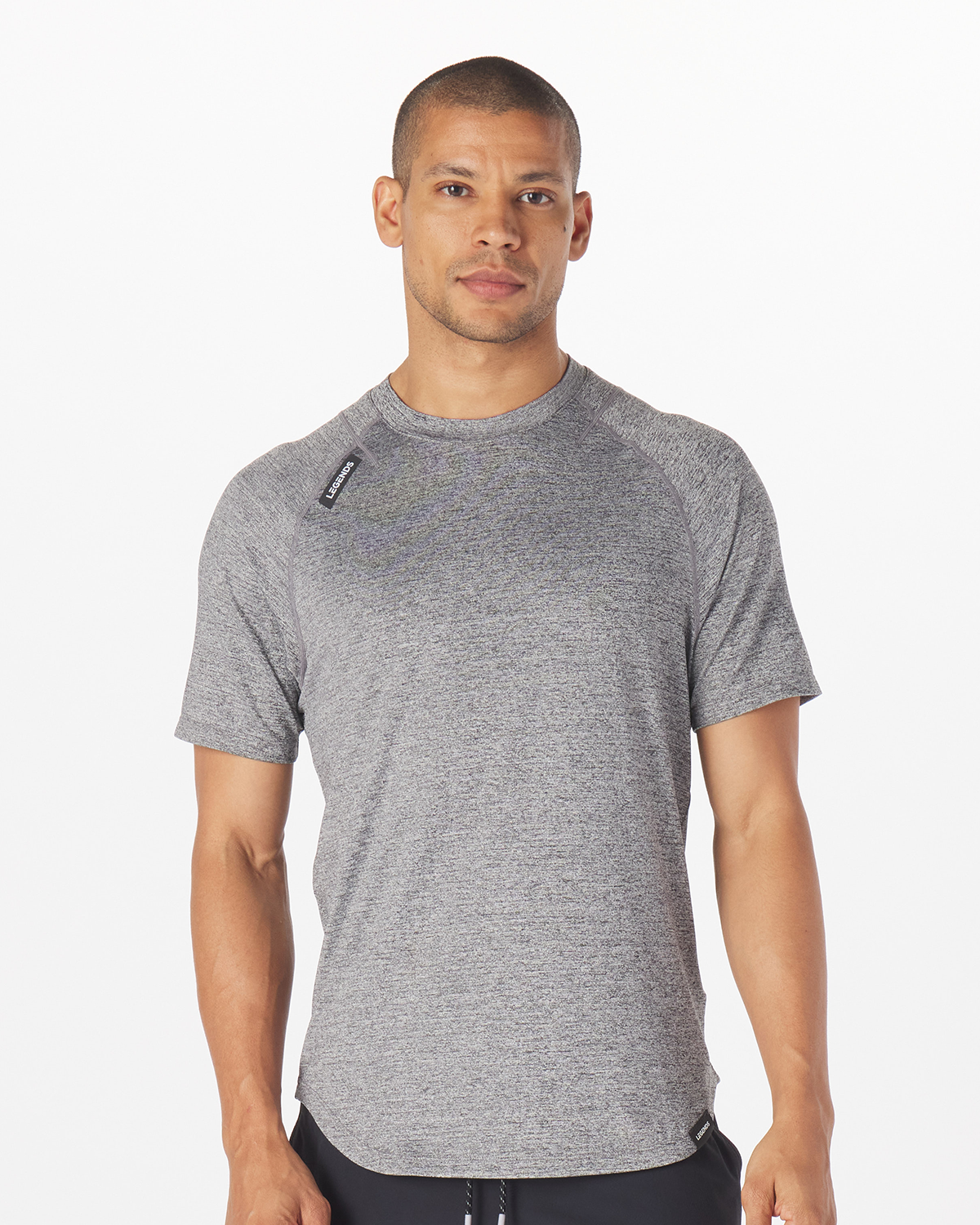 Enzo Tee Black Heather Plus