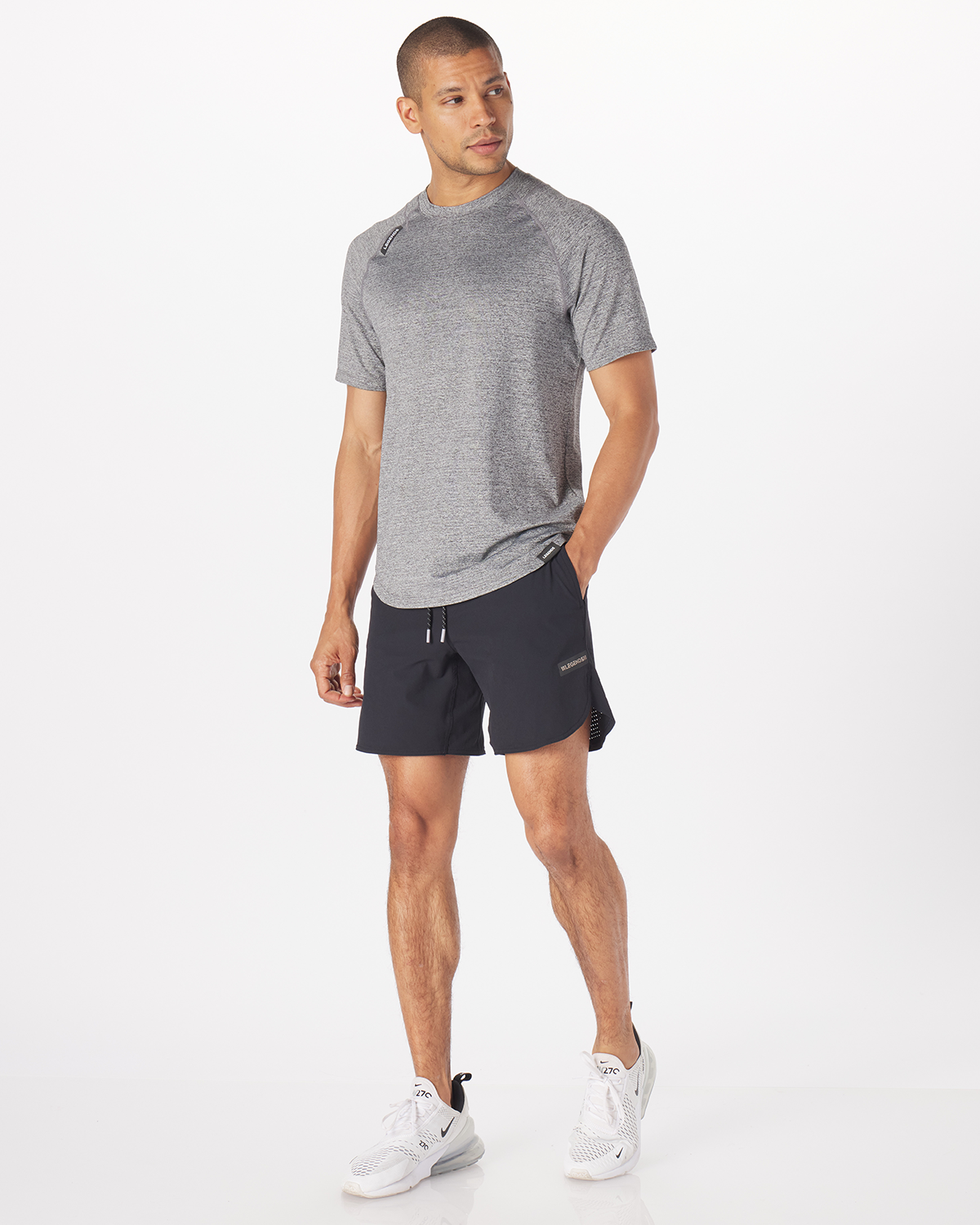 Enzo Tee Black Heather Plus