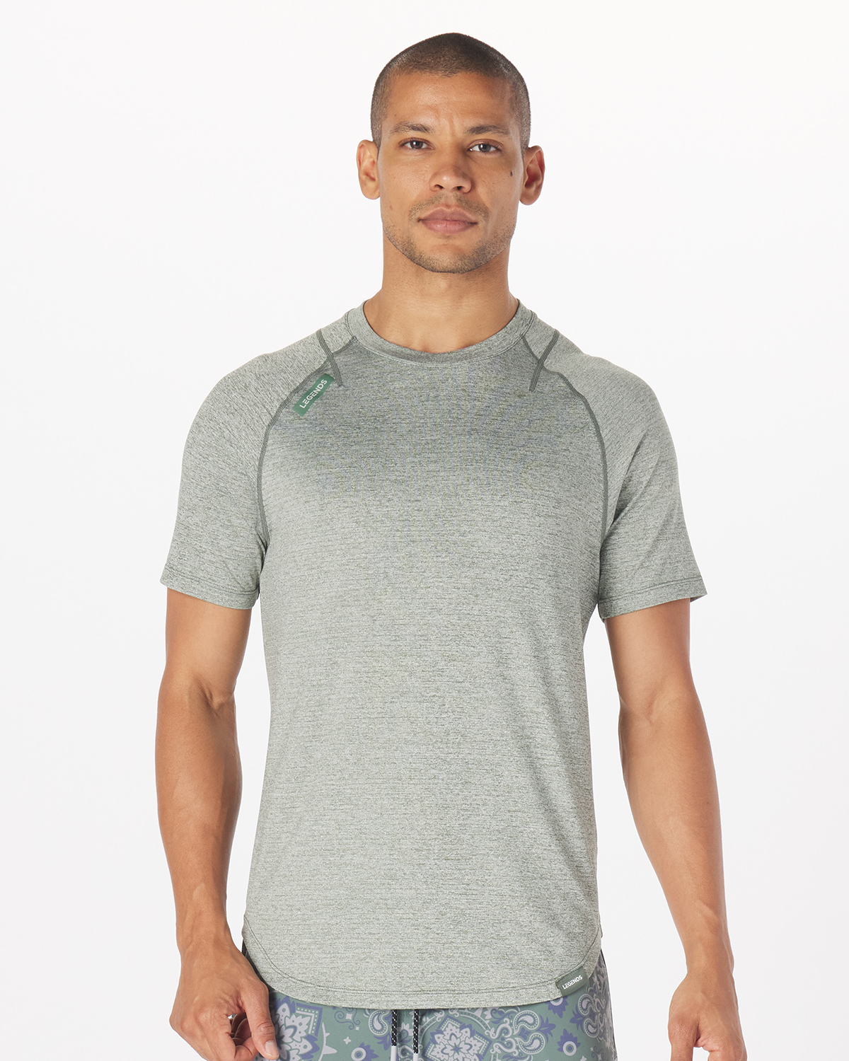 Enzo Tee Hunter Green Heather