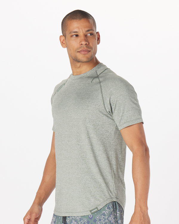 Enzo Tee Hunter Green Heather