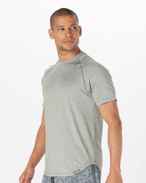 Enzo Tee Hunter Green Heather