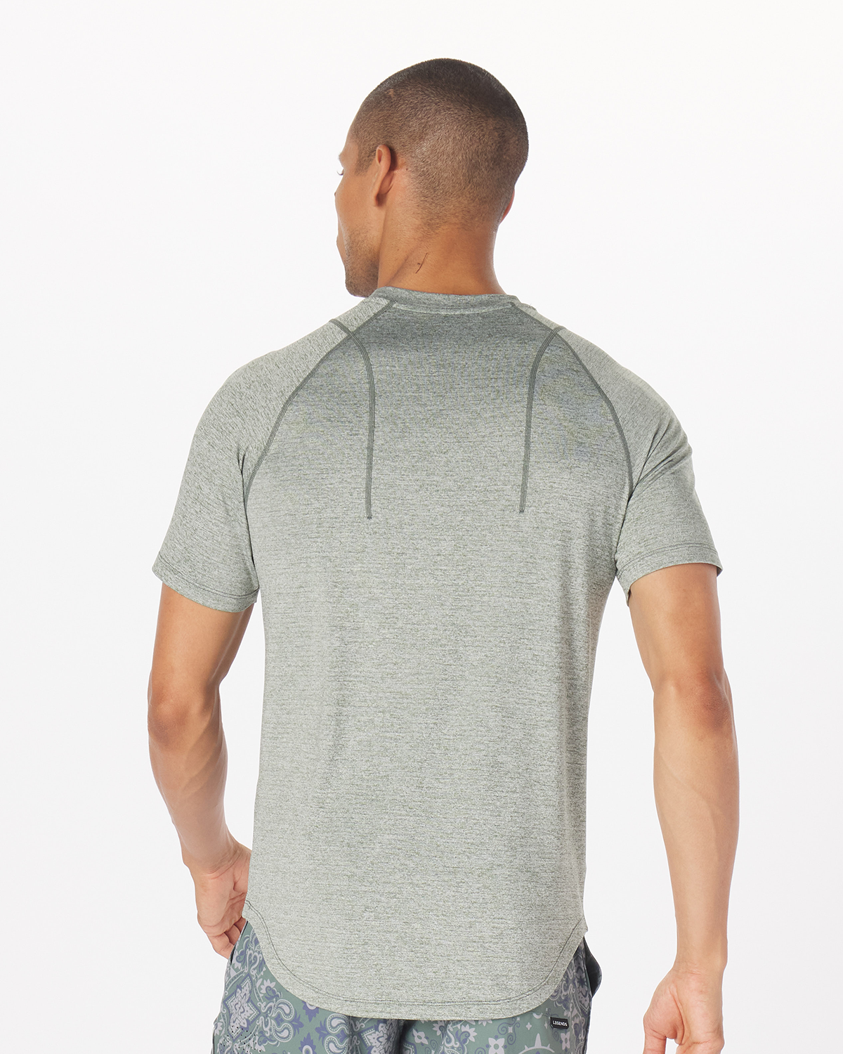 Enzo Tee Hunter Green Heather