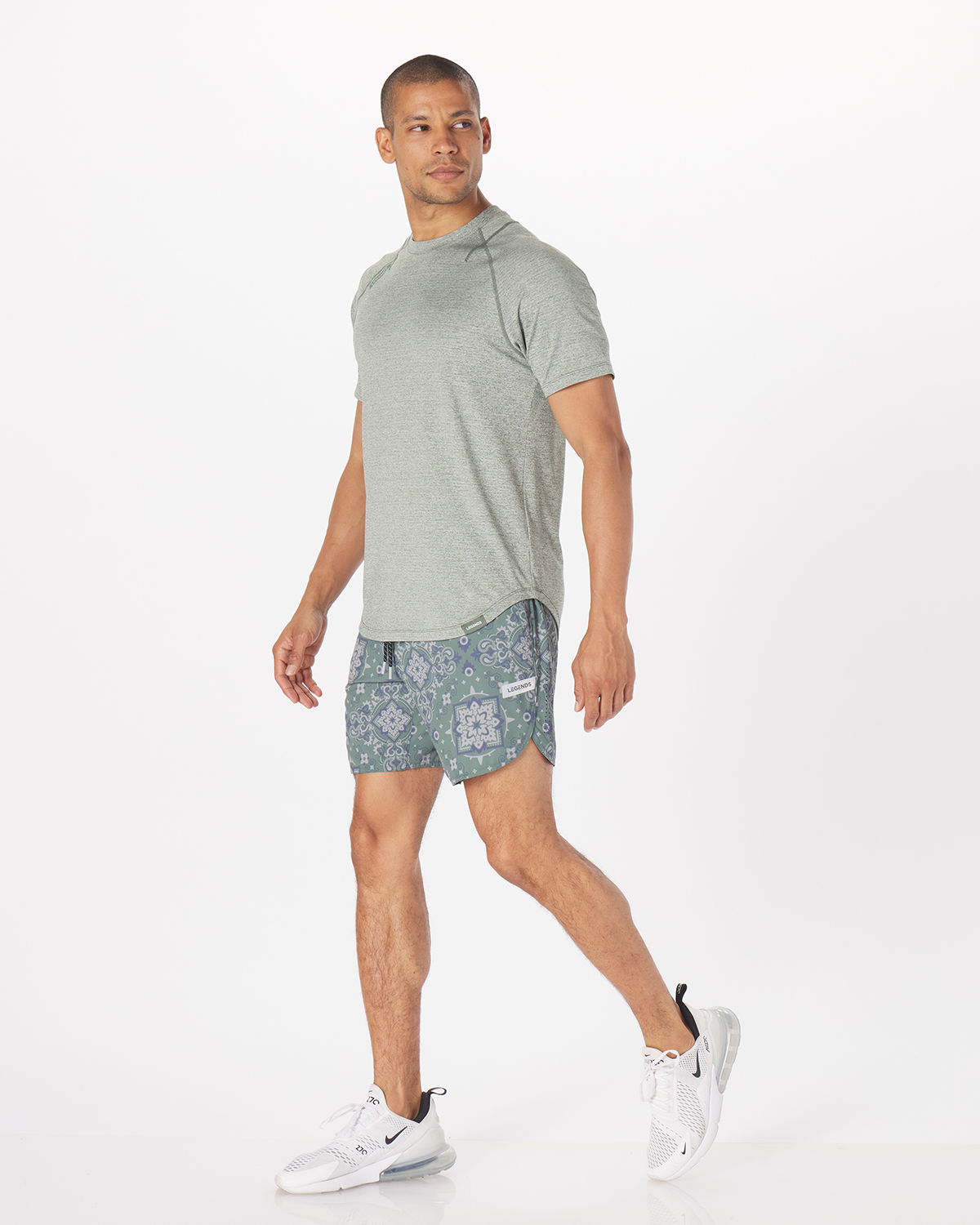 Enzo Tee Hunter Green Heather