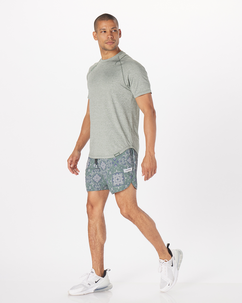 Enzo Tee Hunter Green Heather