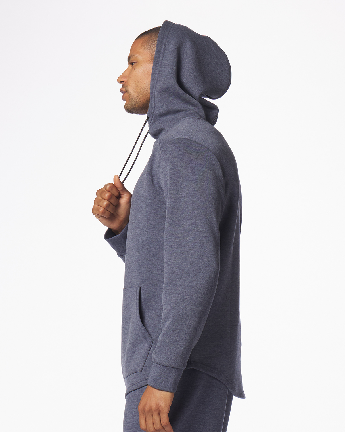 Hawthorne Tech Hoodie Navy Heather Plus