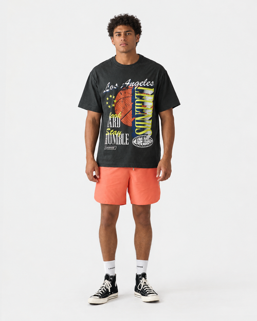 Heritage Oversized Tee WHSH Faded Black
