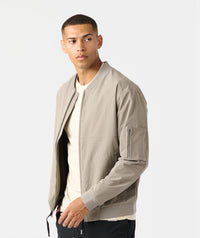 Carson Bomber Jacket Taupe