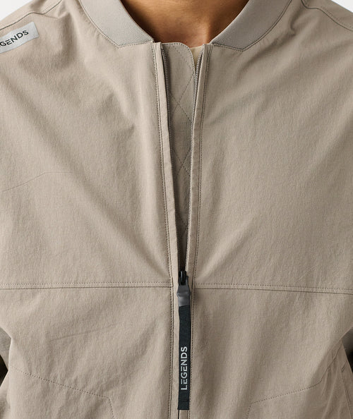 Carson Bomber Jacket Taupe