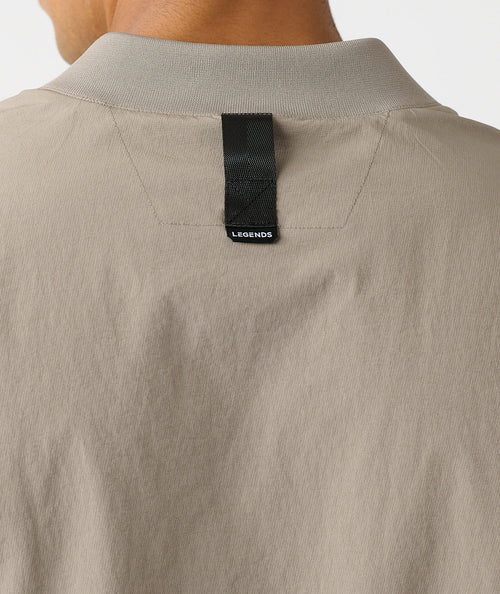 Carson Bomber Jacket Taupe