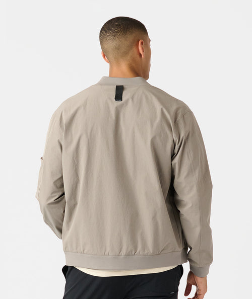 Carson Bomber Jacket Taupe