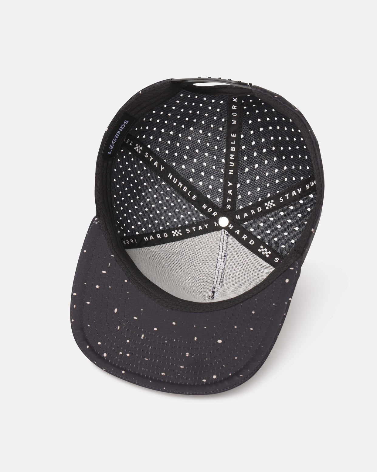 Hochstar Hat Black-Tan Splatter