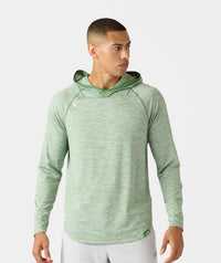 Enzo Hooded LS Elm Heather