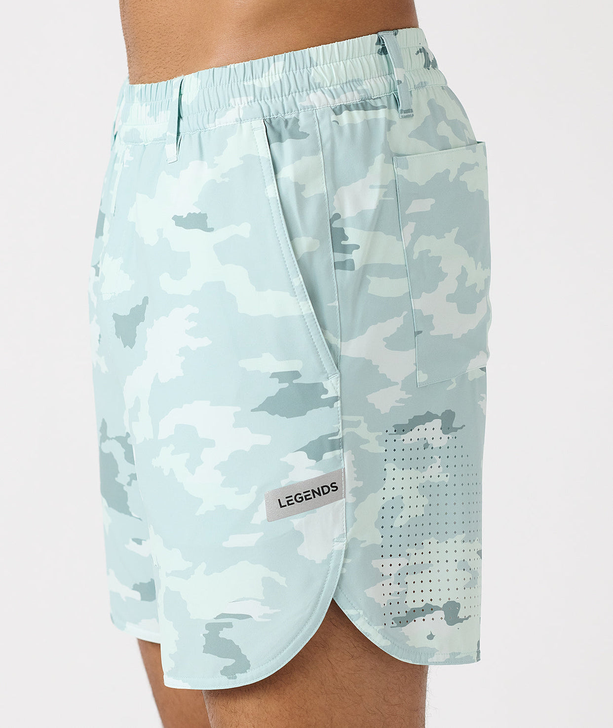 Luka Golf Short Cloud Blue Camo