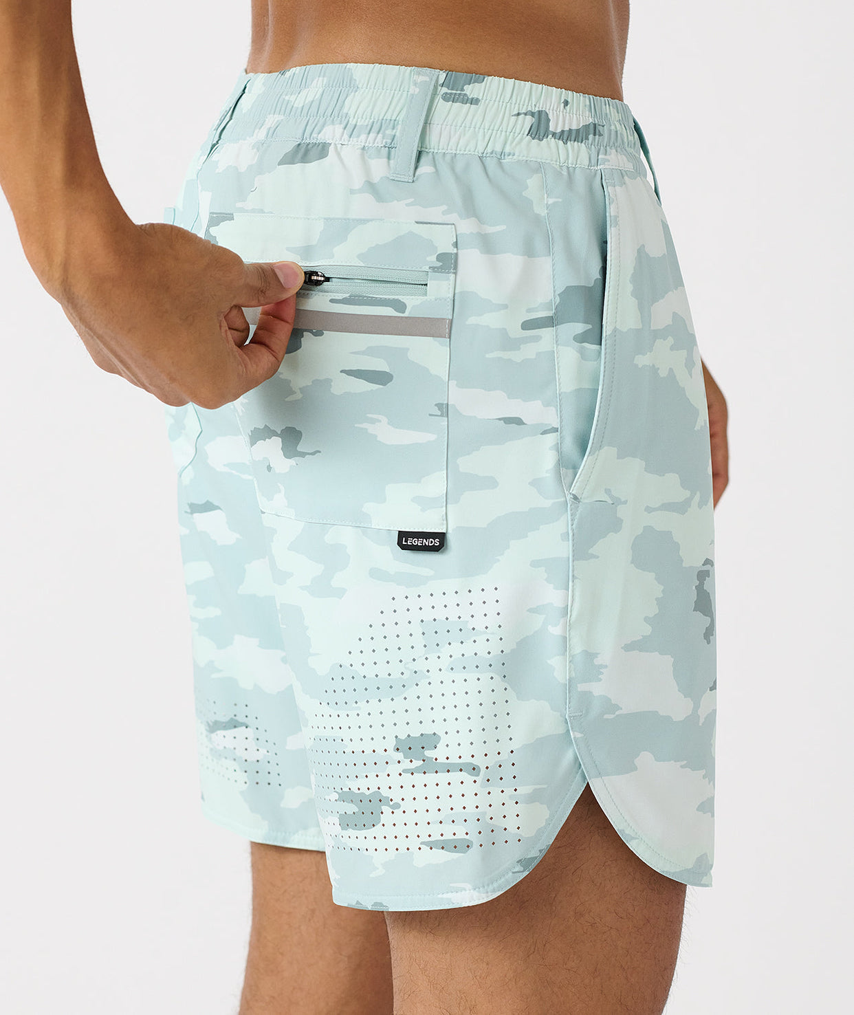 Luka Golf Short Cloud Blue Camo