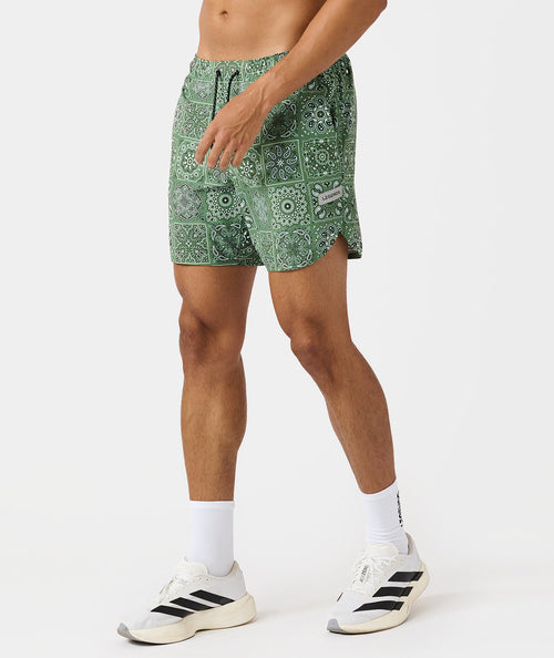 Luka Short Paisley Tile Elm