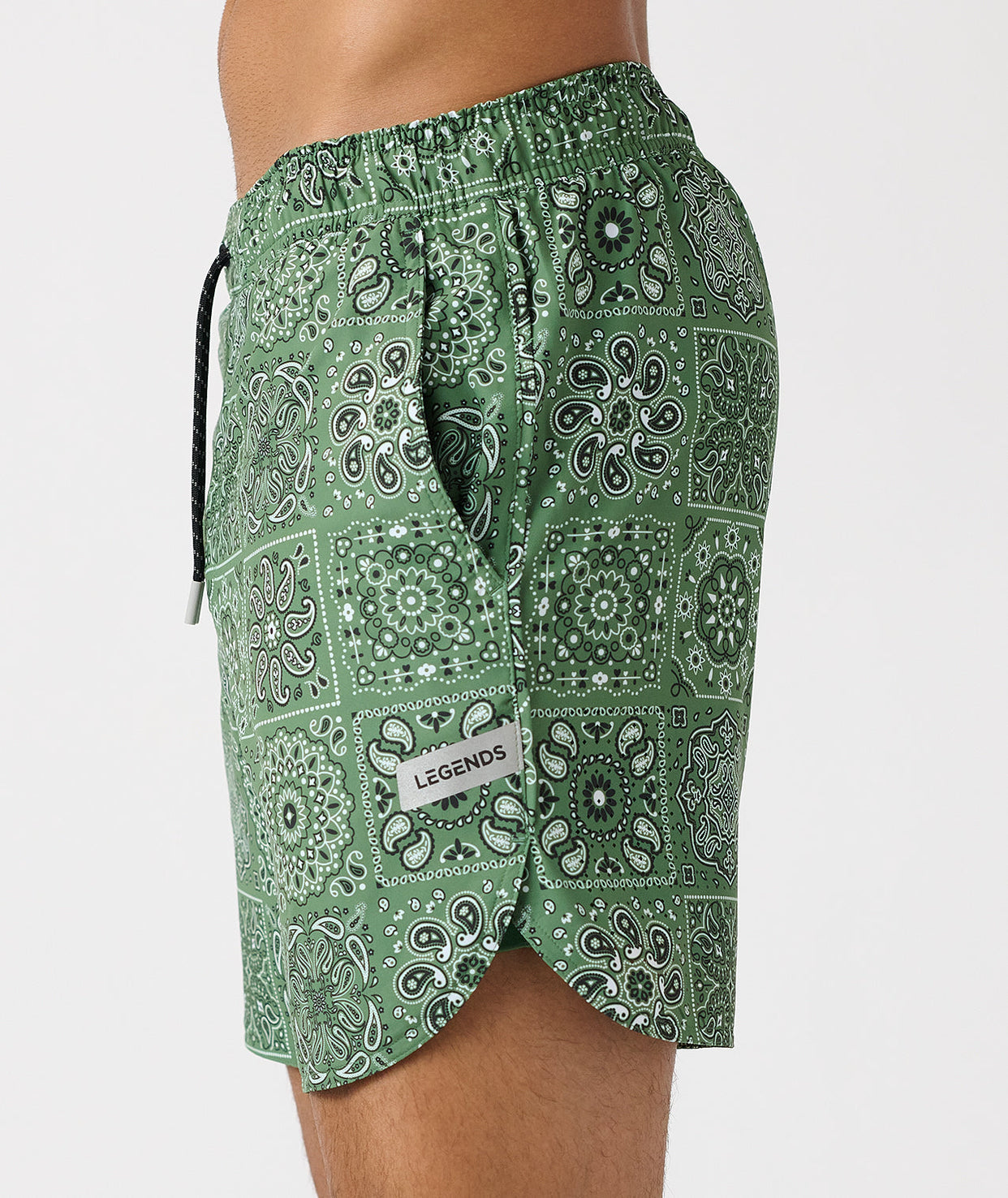 Luka Short Paisley Tile Elm