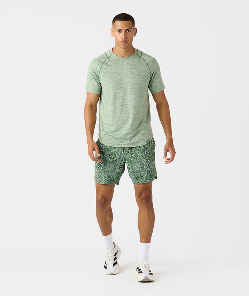 Luka Short Paisley Tile Elm