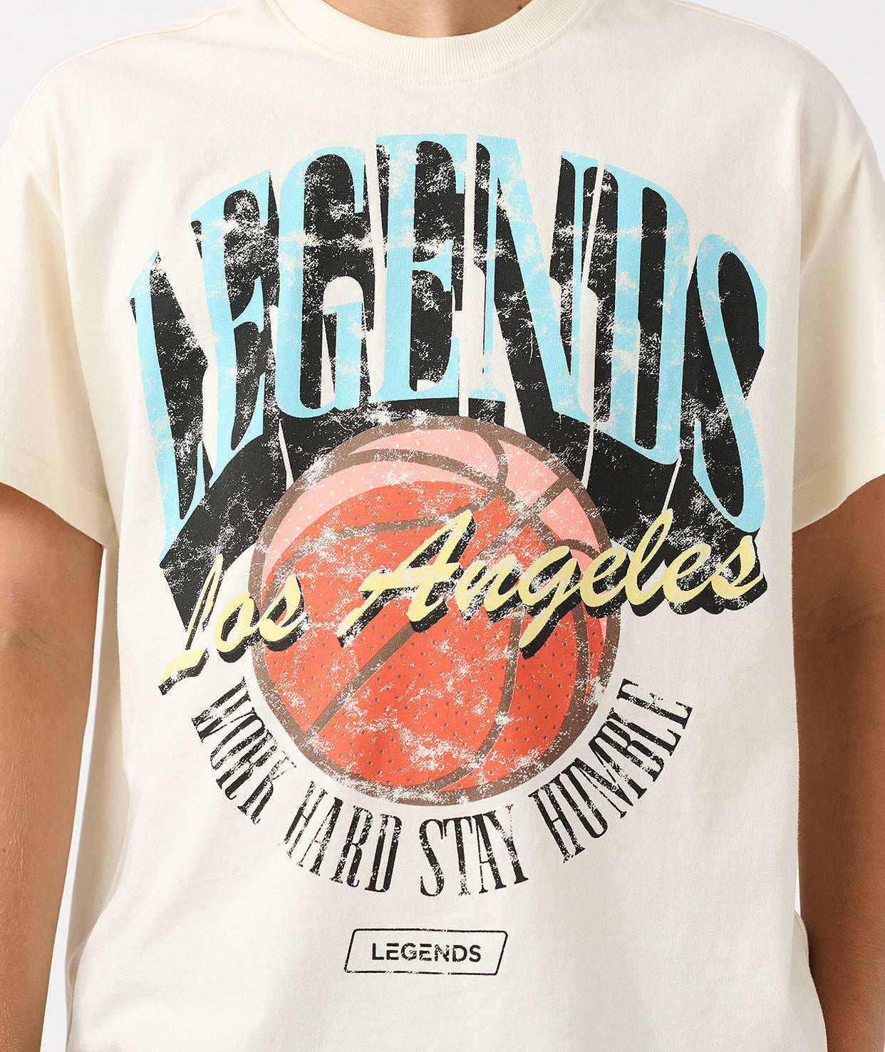 Little Legends Theo Tee Natural White WHSH