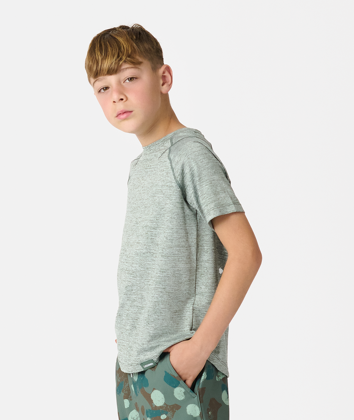 Little Legends Enzo Tee Hunter Green Heather