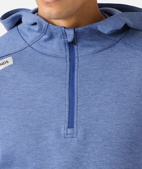 Hawthorne Tech Quarter Zip Hoodie (Slim-Fit) Orion Heather