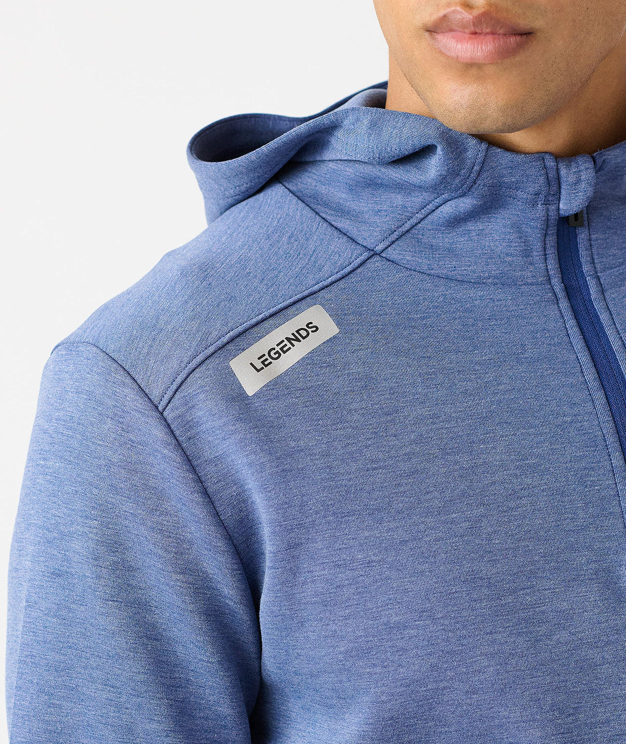 Hawthorne Tech Quarter Zip Hoodie (Slim-Fit) Orion Heather