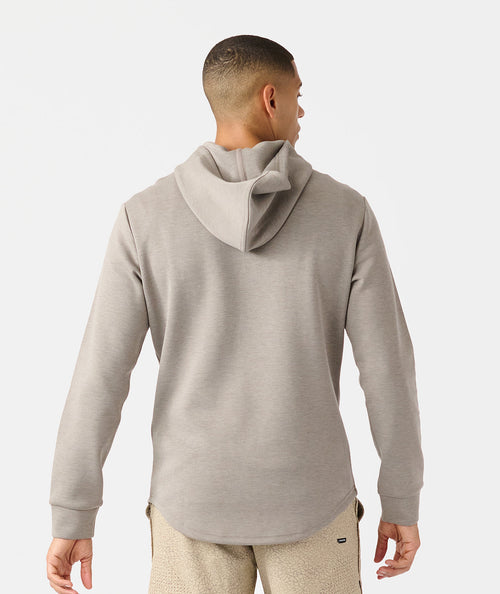 Hawthorne Tech Quarter Zip Hoodie (Slim-Fit) Taupe Heather