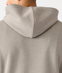 Hawthorne Tech Quarter Zip Hoodie (Slim-Fit) Taupe Heather