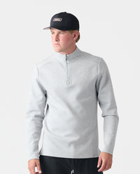 Scuba Quarter Zip Heather Gray