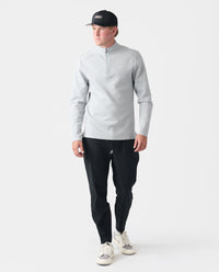 Scuba Quarter Zip Heather Gray