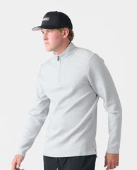 Scuba Quarter Zip Heather Gray