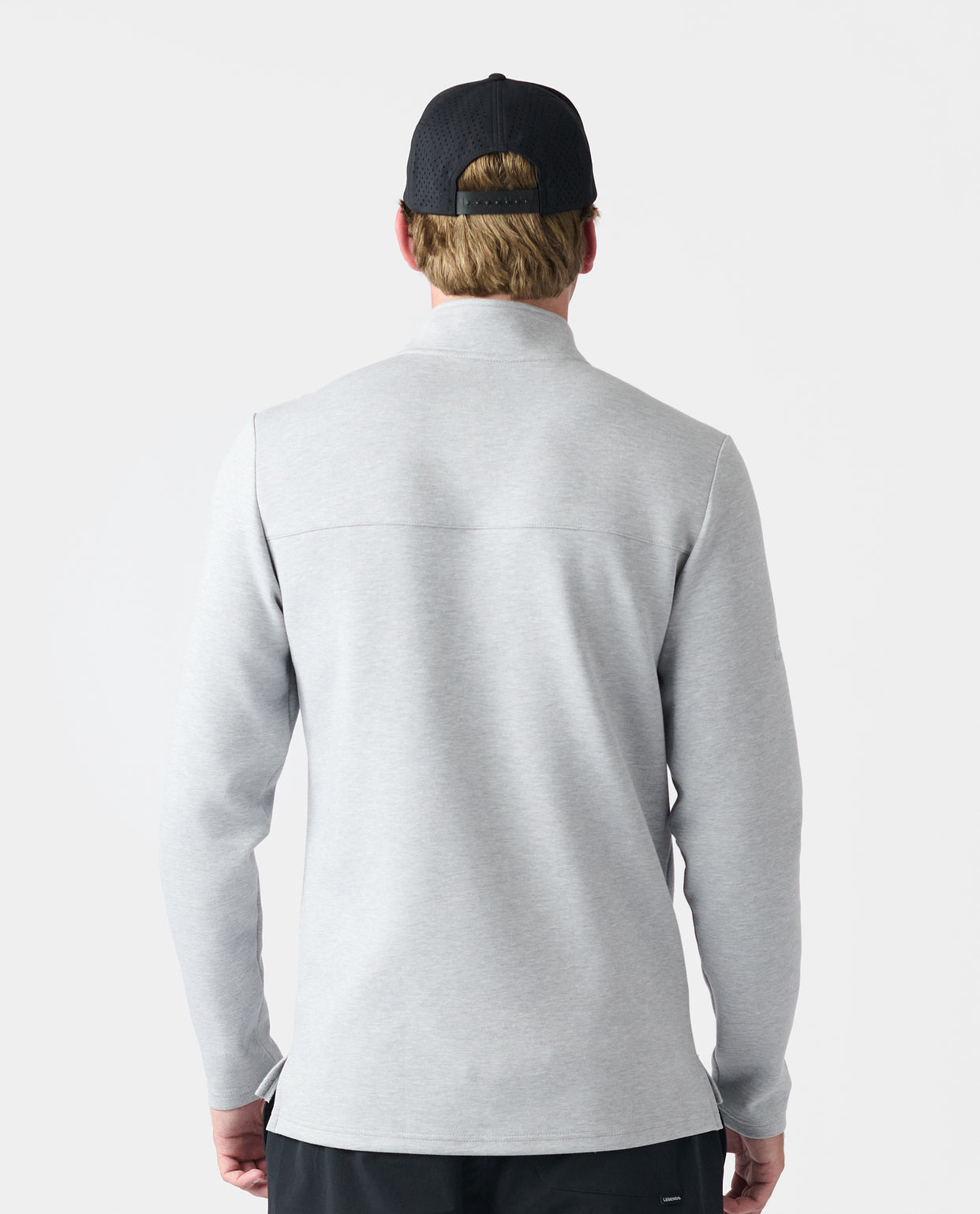 Scuba Quarter Zip Heather Gray