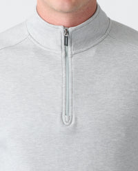 Scuba Quarter Zip Heather Gray