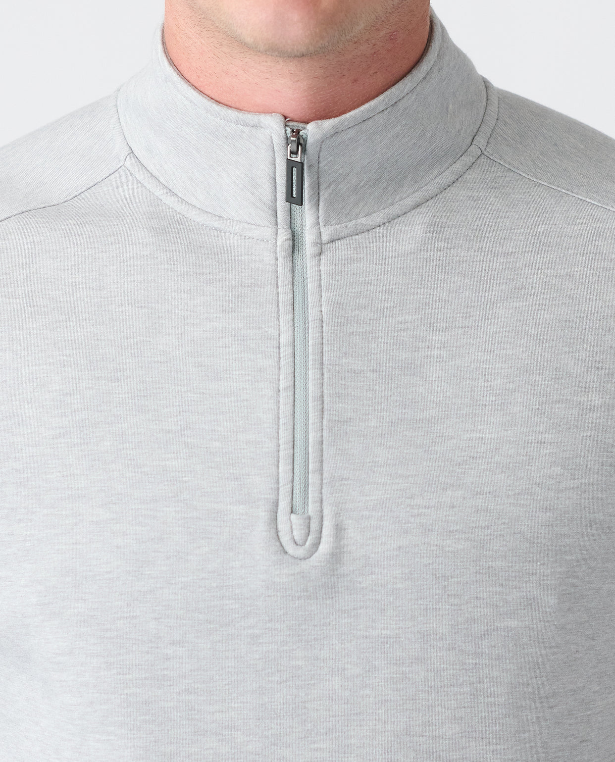 Scuba Quarter Zip Heather Gray