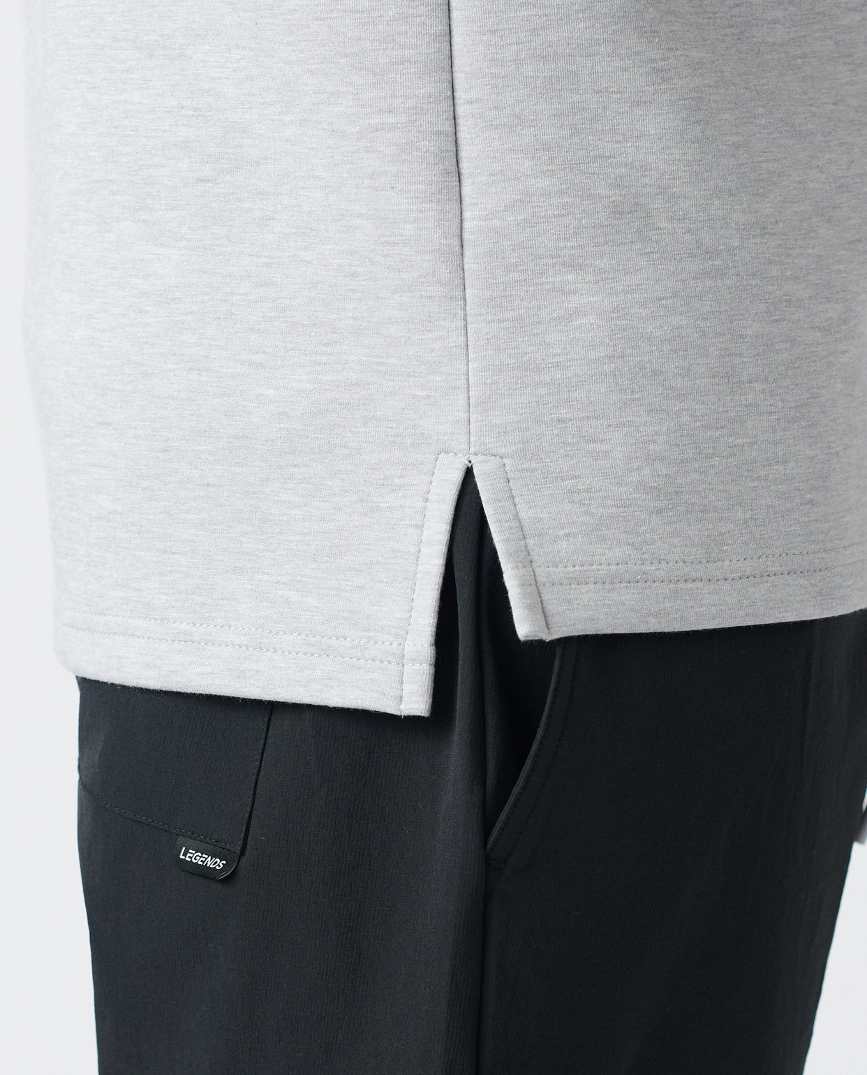 Scuba Quarter Zip Heather Gray