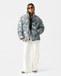 Alpine Puffer Jacket Forest Camo Ice