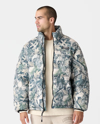 Alpine Puffer Jacket Forest Camo Ice