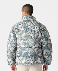 Alpine Puffer Jacket Forest Camo Ice