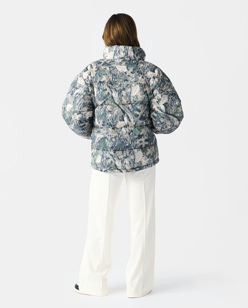 Alpine Puffer Jacket Forest Camo Ice