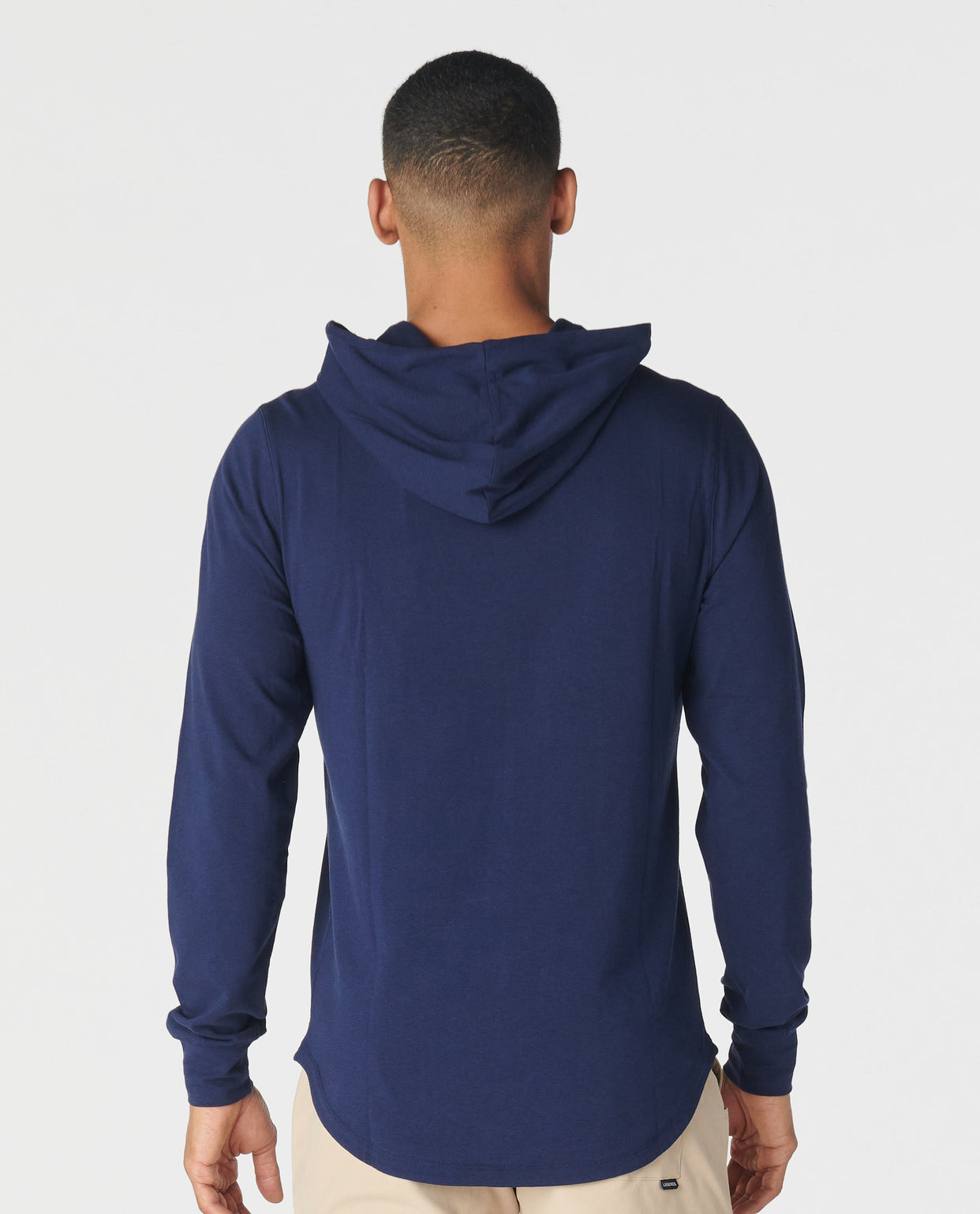 Aviation Tee Hooded LS Navy