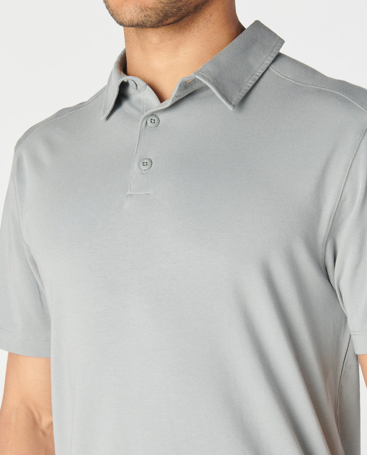 Aviation Polo Medium Gray