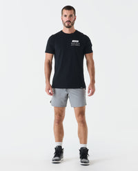 Aviation Tee Split-Hem WHSH Black