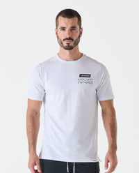 Aviation Tee Split-Hem WHSH White