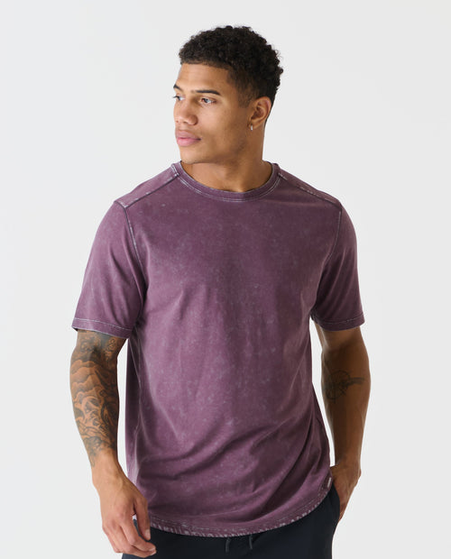 Aviation Tee Curved Hem Washed Sosta