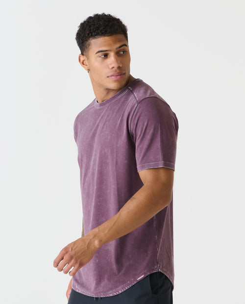 Aviation Tee Curved Hem Washed Sosta