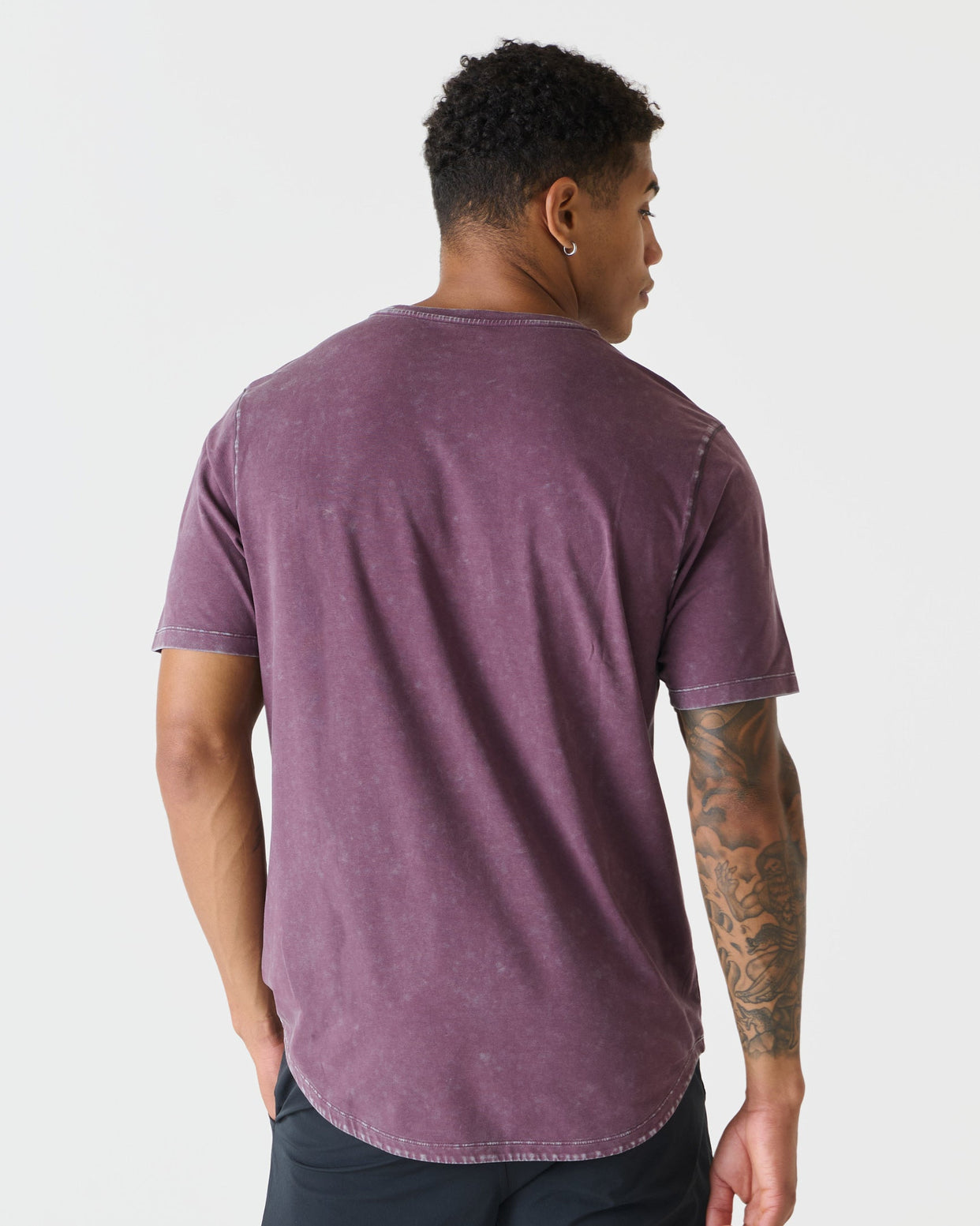 Aviation Tee Curved Hem Washed Sosta