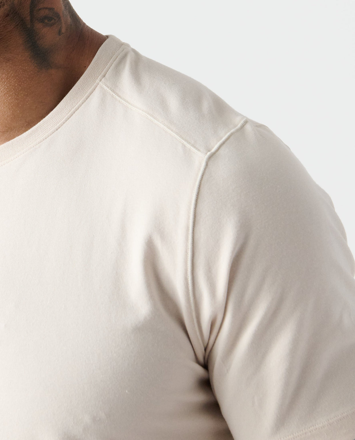 Aviation Tee Split-Hem Dune