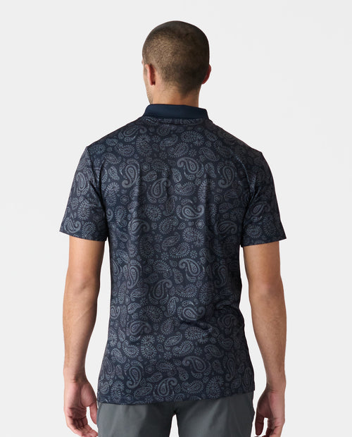 Baldwin Polo Stitch Paisley Ink